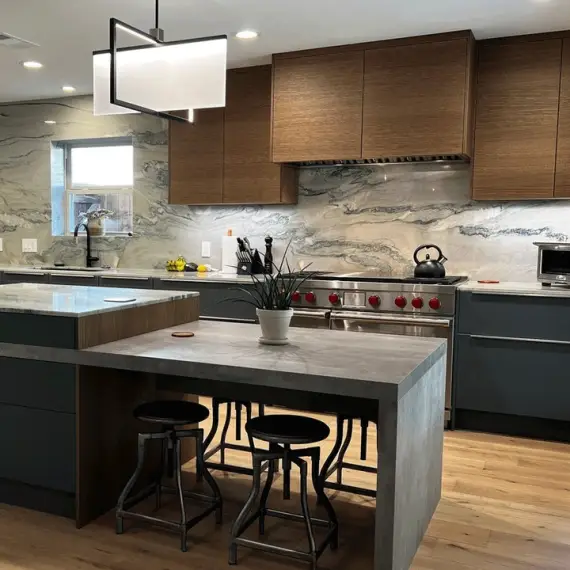 Caprice 1, kitchen design, kitchen countertop, quartzite