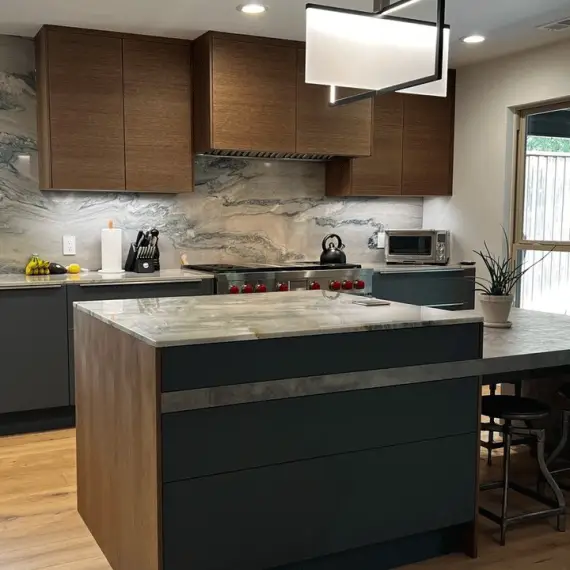 Caprice 2, kitchen design, kitchen countertop, quartzite