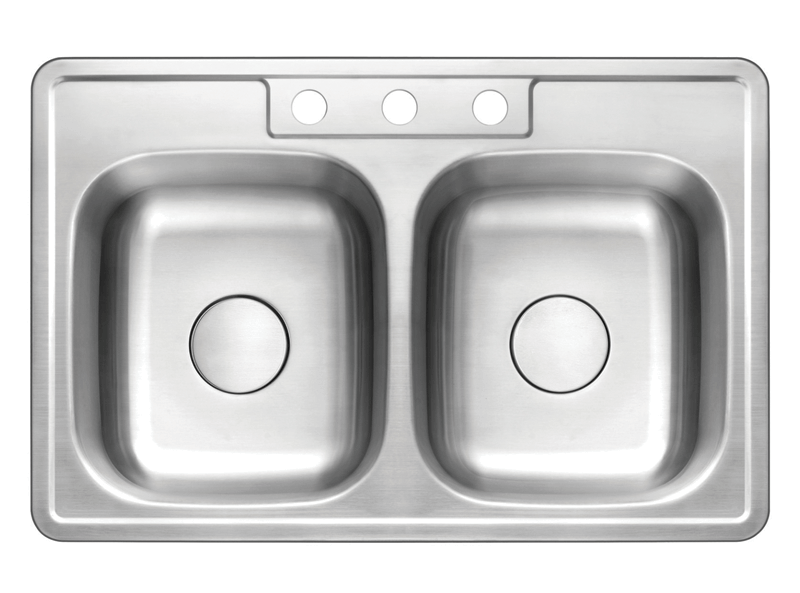 Hive, Double Bowl Stainless Steel Sink
