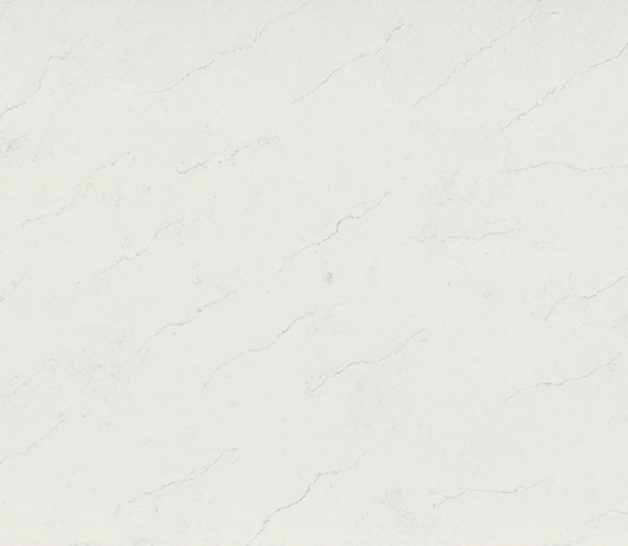 Mystique Polished Quartz sample slab, showcasing its distinctive color and veining for kitchen or bathroom countertops.