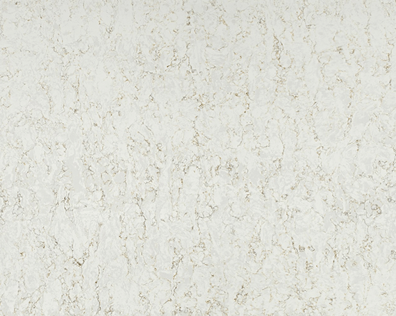 Silestone Lusso slab sample, elegant white quartz with subtle veining for kitchen or bathroom countertops.