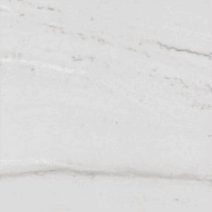 Sample of Luce Di Luna Quartzite slab, honed finish, featuring a white base with flowing grey and silver veins and subtle blue-green undertones