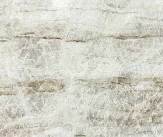 Taj Mahal Premium Leathered Quartzite Countertops _ Creamy White with Gold & Brown Veins