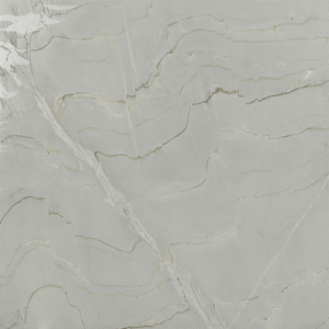 Sample of Bianco Superiore polished quartzite featuring a creamy white background with soft light grey veining and subtle gold and black accents.